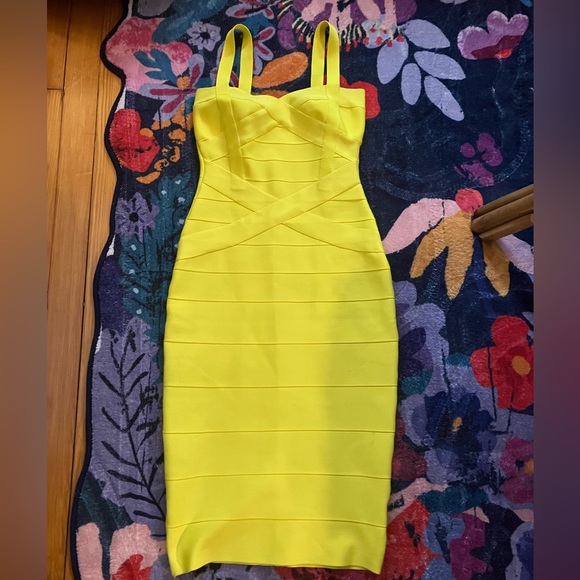 Dresses & Skirts - Yellow cocktail dress with small imperfections.
